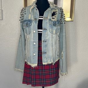 UNIF studded jean jacket